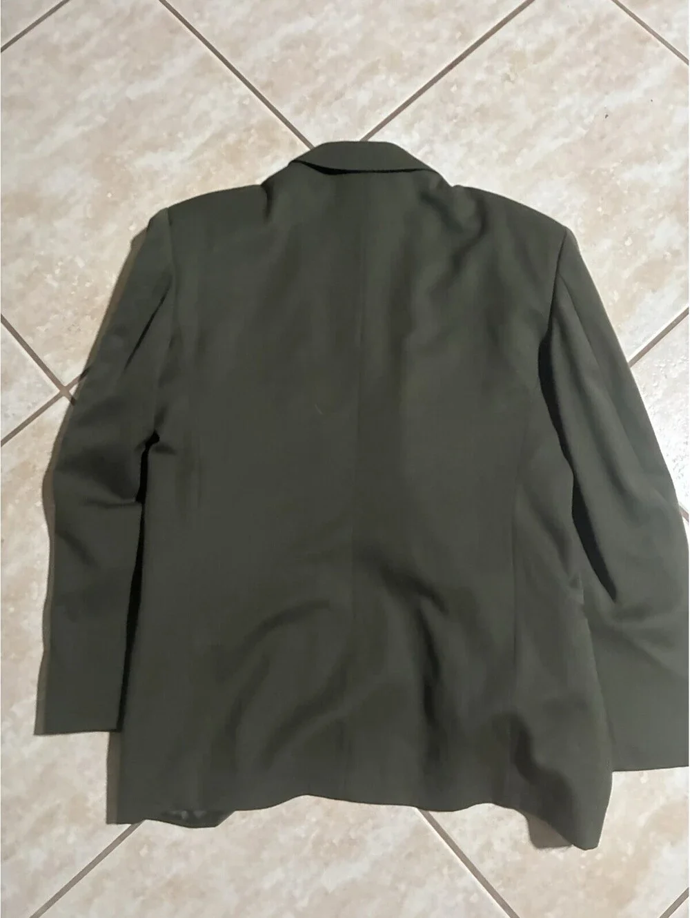 Mario Rossi Blazer Mens 42 Olive Green Pure Virgin Wool Sport Coat Italy Style